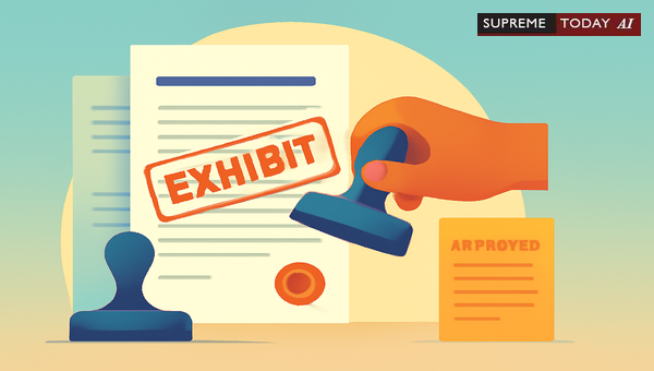 Can a Plaintiff Mark Documents as Evidence After a Civil Trial Has Commenced?