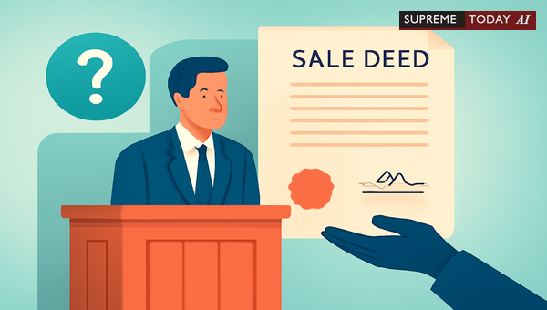 Consequences of Plaintiff Failing to Testify in Property Sale Deed Litigation