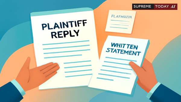 Is a Plaintiff Reply Statement Mandatory Under Order VIII Rule 9 CPC?