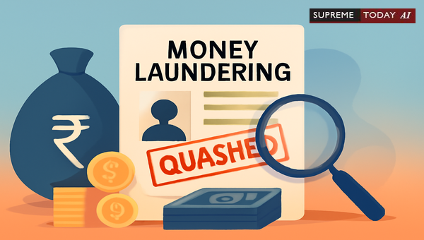 Can PMLA Prosecution Survive When the Predicate Offence is Quashed by the Court?