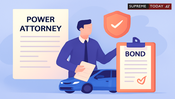 Power of Attorney Holder Authority in Executing Bonds for Interim Vehicle Release