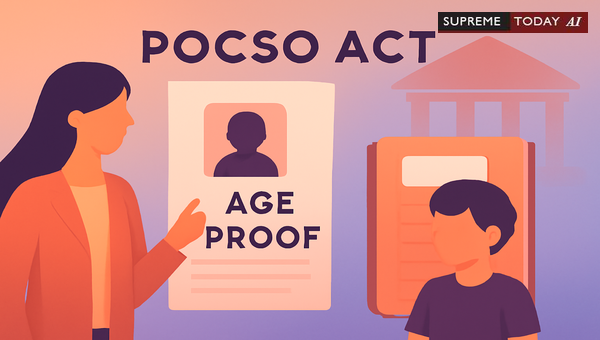 Evidentiary Standards for Proving Victim Age in POCSO Act Prosecutions: Role of School Testimony