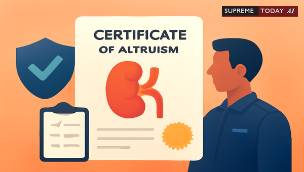 When Authorities May Mandate a Police Altruism Certificate for Unrelated Organ Transplants