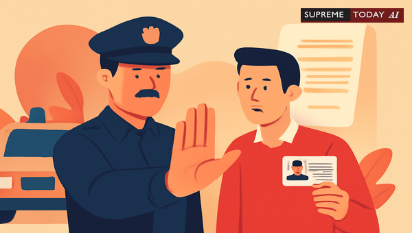 Police Authority Restrictions on Arrest for Withholding Name and Address in India