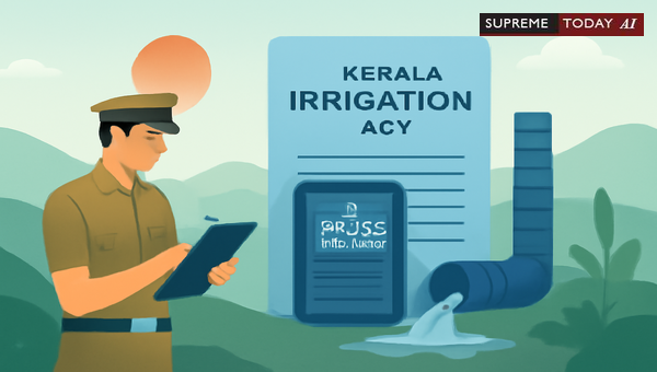 Police Authority to Register Cases under the Kerala Irrigation and Water Conservation Act 2003