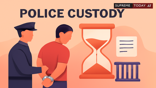 Statutory 15 Day Maximum Limit for Police Custody Under CrPC Section 167 and BNS Section 187