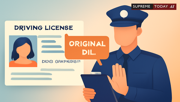 Can Police Force Production of Original Driving Licence if You Have a Mobile Photocopy?