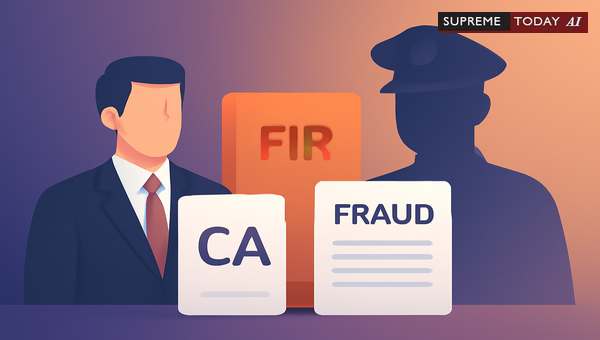 Police Registration of FIRs Against Chartered Accountants for Criminal Offenses and Fraud