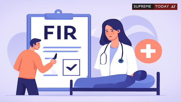 Police Registration of FIR for Medical Negligence Against Doctors Without Expert Opinion