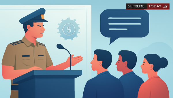Is it Legal for Police Officers to Conduct Press Conferences Alongside Civilians?