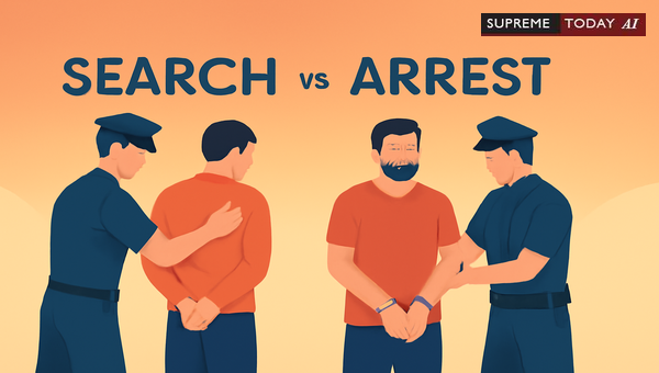 Defining the Scope of Police Searches: When Does Search Amount to Arrest in India?