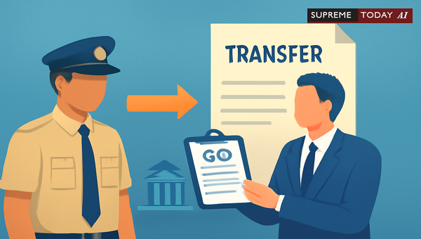 Government Order Mandates for Inter-Departmental Personnel Transfers from Police to Finance