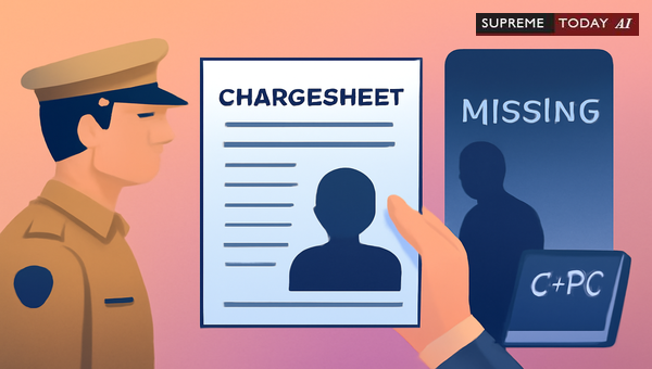 Can Police Unilaterally Drop Missing Accused from a Criminal Chargesheet?