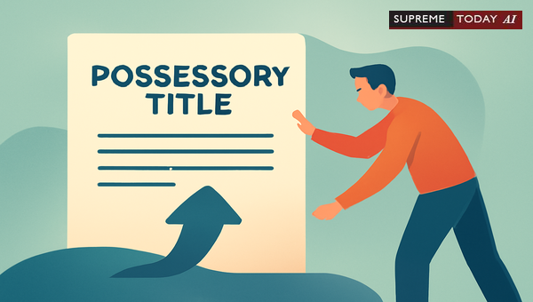 When Indian Courts Grant Possessory Title in Property Disputes without Ownership Proof