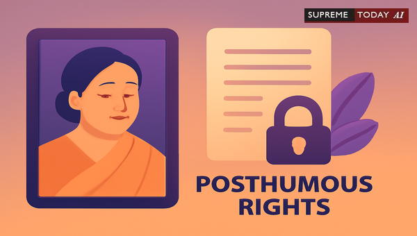Indian Judicial Precedents on Posthumous Privacy and Celebrity Personality Rights