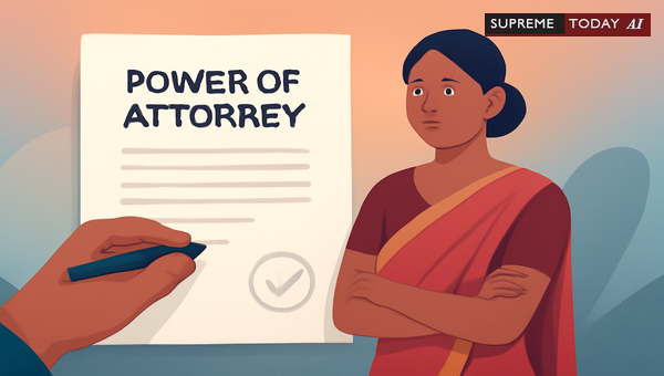 Validity of Power of Attorney from Wife to Husband in Family Court Monetary Disputes