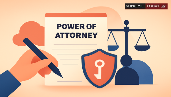 Can a Power of Attorney Holder Furnish Security Under Order 38 Rule 6 of the CPC?