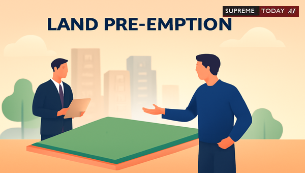 Statutory Limitations and Pre-emption Rights for Strips of Urban Land