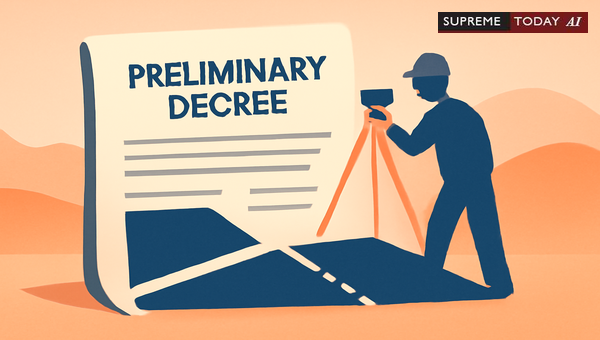 When Can Courts Issue a Preliminary Decree in a Suit for Fixation of Boundary?