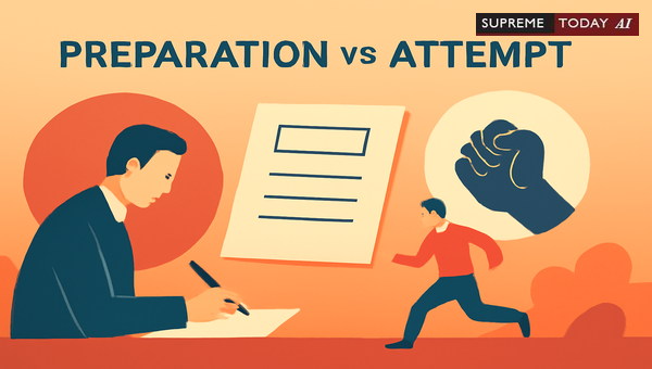 Distinguishing Preparation and Attempt to Commit Offences Under the Indian Penal Code