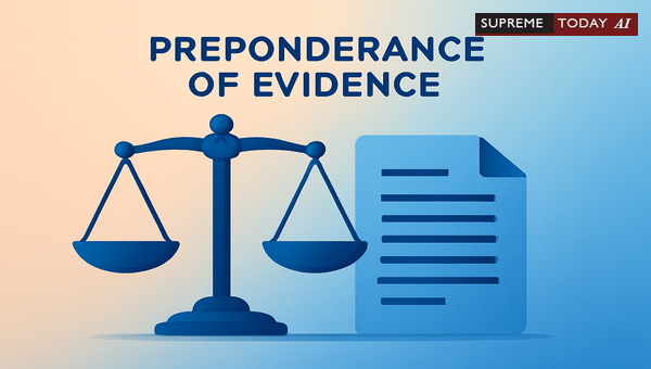 Applying the Preponderance of Probability Standard in Civil Litigation and Motor Accident Claims
