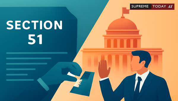 Scope of Presidential Power Under Section 51 of the Government of Union Territories Act