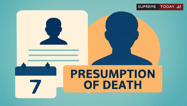 Presumption of Death under Sections 107 and 108 of the Indian Evidence Act