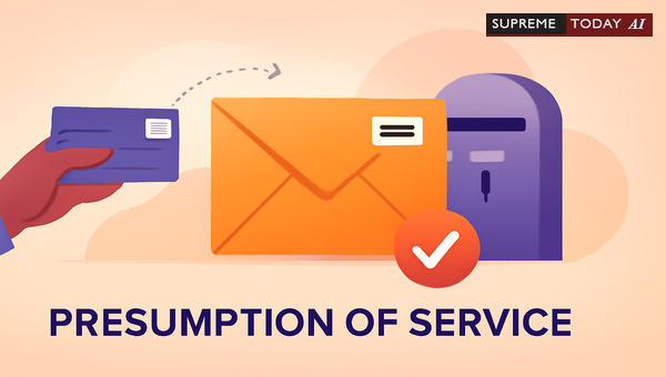 Applying Section 27 General Clauses Act for Registered Post Service Presumption in India