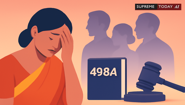 Preventing Misuse of Section 498A IPC: Judicial Directives on Implicating Innocent Family Members