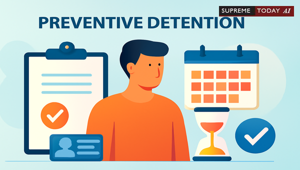 Calculating Preventive Detention Deadlines from Actual Custody versus FIR Registration