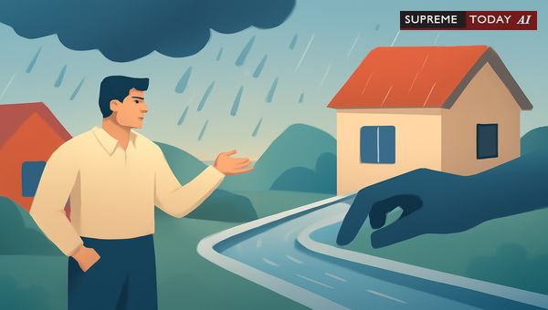 When is a Previous Property Owner a Necessary Party in Rainwater Dispute Litigation?