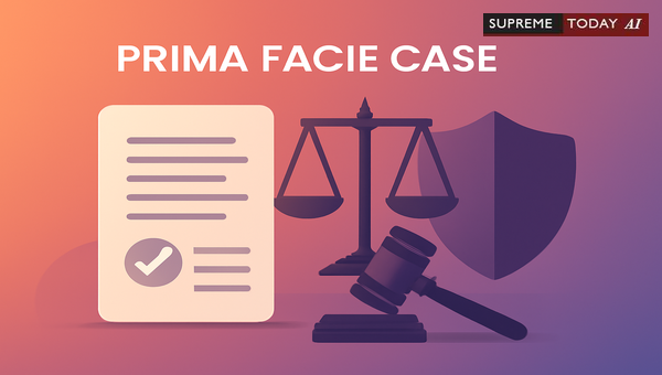Prima Facie Case Standards in Criminal Proceedings and Civil Injunctions