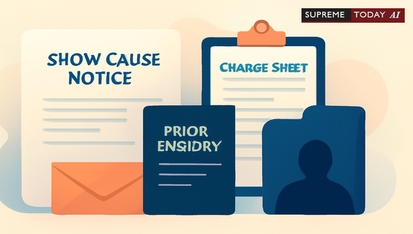 Need for Prior Enquiry Before Issuing Disciplinary Show-Cause Notices and Charge-Sheets in Employment