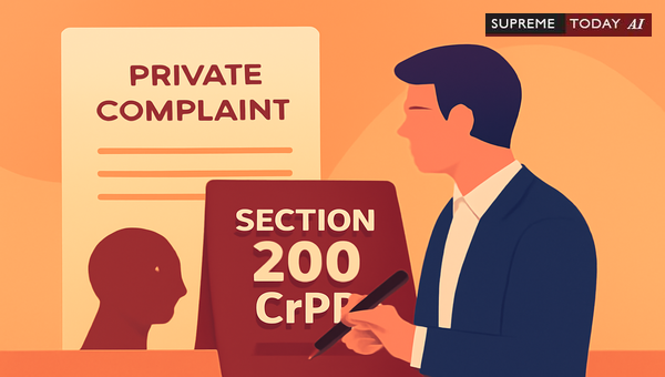 Private Complaints for Murder Under Section 200 CrPC: Admissibility and Procedural Compliance