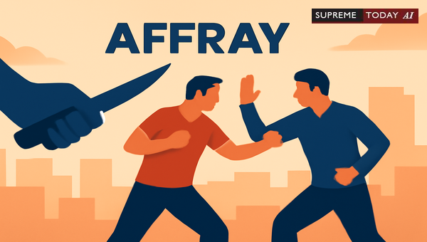 Private Defence vs Affray Charges: Determining Criminal Liability for Public Fights in India