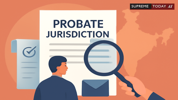 Probate Jurisdiction in India: Filing Requirements and Evidence Admissibility