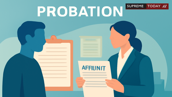 Is an Affidavit Mandatory for Probation Release Under the Probation of Offenders Act 1958?