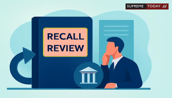 Procedural Recall vs Substantive Review Distinctions in Indian Court Orders