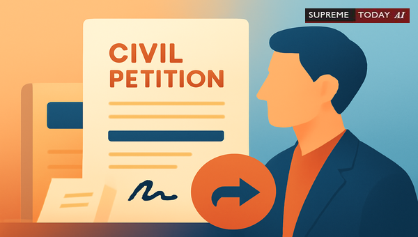 Procedural Validity of Formatting Changes in Cause Titles for Civil Petitions