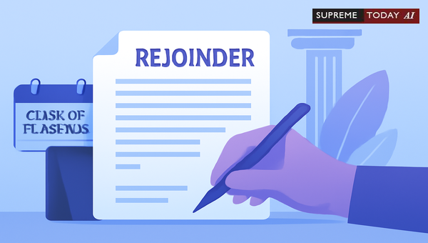 Procedural Requirements for Filing Rejoinders After Close of Pleadings Under CPC