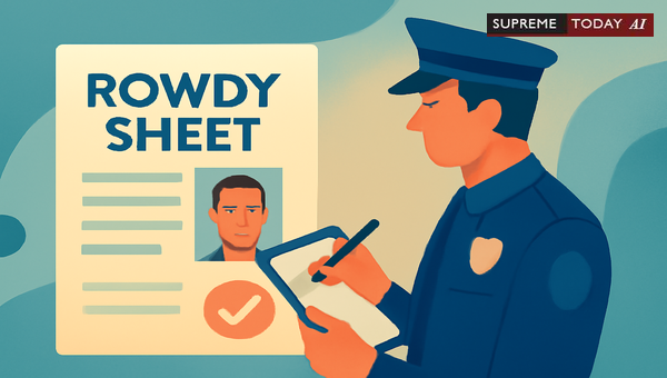 Procedural Safeguards for Opening Rowdy Sheets and Police Surveillance Records