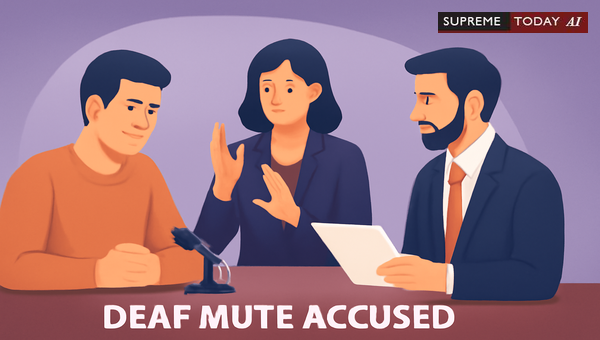 Recording Confessions of Deaf-Mute Accused: Procedural Safeguards and Legal Admissibility