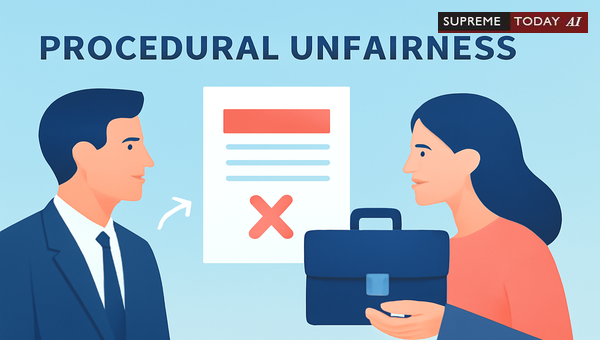 Material Prejudice and Procedural Unfairness in Employee Dismissal Case Laws