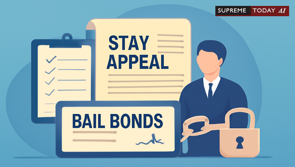 Procedures for Lower Court Bond Acceptance and Execution Stays in Appellate Matters
