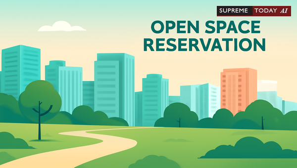 Legal Prohibition on Diverting Sanctioned Public Open Spaces for Private Residential or Commercial Use