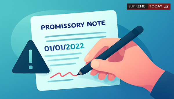 Material Alteration of Promissory Note Date and Voiding Consequences Under Indian Law