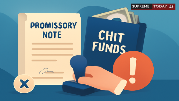 Promissory Note Invalidity in Unaccounted Chit Fund Transactions: Legal Risks for Lenders