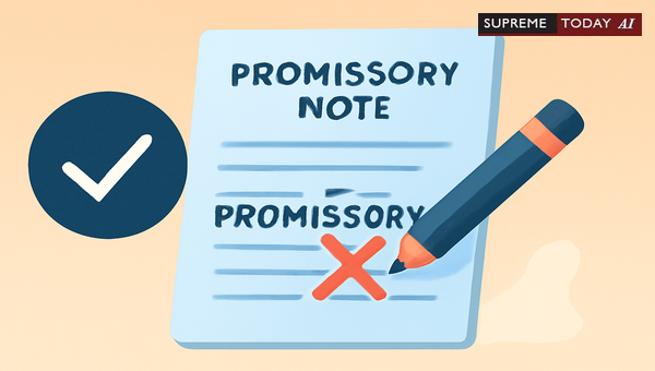 Validity of Promissory Notes with Spelling Mistakes and Typographical Errors in India