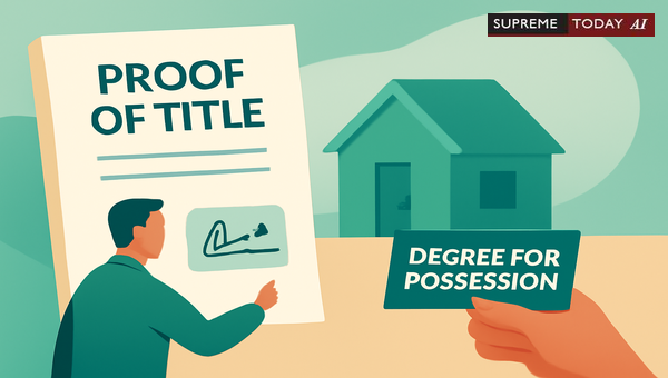 Mandatory Proof of Title Requirements for Securing Decrees for Possession in Civil Litigation