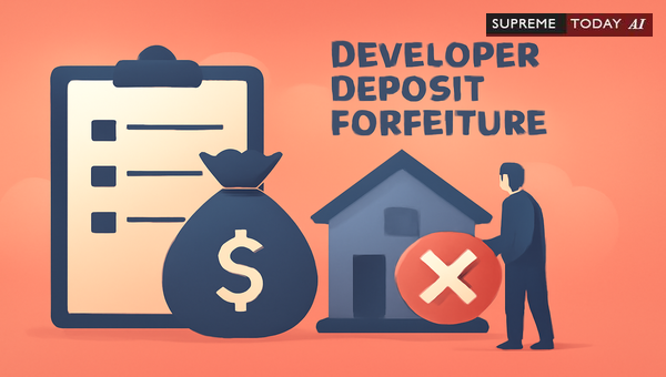 When Can Property Developers Legally Forfeit Buyer Deposits and Part Payments?